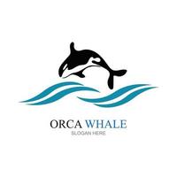 orka logo vector illustratie Aan modieus ontwerp.