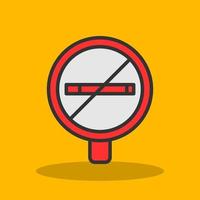 Nee roken vector icoon ontwerp