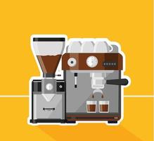 espresso maker ontwerp vector