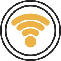 Wifi signaal vector icoon ontwerp