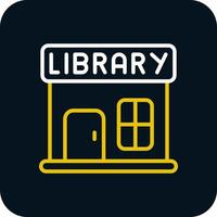 bibliotheek vector icoon ontwerp