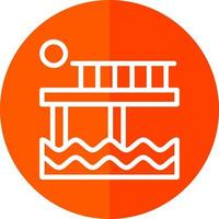 pier vector icoon ontwerp