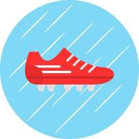 Amerikaans voetbal schoenen vector icoon ontwerp