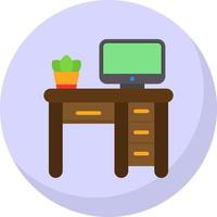 bureau vector icoon ontwerp