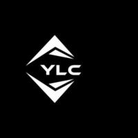 ylc abstract monogram schild logo ontwerp Aan zwart achtergrond. ylc creatief initialen brief logo. vector