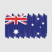 Australië vlag borstel vector