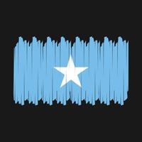 Somalië vlag borstel vector