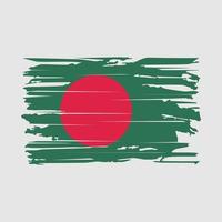 Bangladesh vlag borstel vector