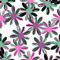 naadloos patroon met decoratief bloemen. bloemen vector achtergrond.