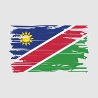 Namibië vlag borstel vector