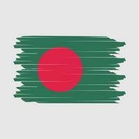 Bangladesh vlag borstel vector