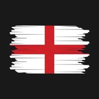 Engeland vlag borstel vector