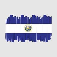 el Salvador vlag borstel vector illustratie