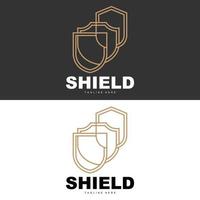 schild logo, antivirus bescherming veiligheid vector, gemakkelijk gaming logo schild ontwerp vector