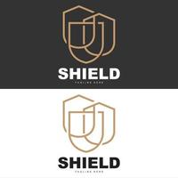 schild logo, antivirus bescherming veiligheid vector, gemakkelijk gaming logo schild ontwerp vector