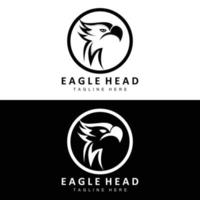 adelaar hoofd logo ontwerp, vliegend veer dier Vleugels vector, Product merk icoon illustratie vector