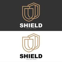 schild logo, antivirus bescherming veiligheid vector, gemakkelijk gaming logo schild ontwerp vector