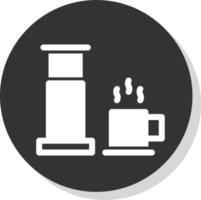 aeropress vector icoon ontwerp