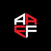 aaf brief logo creatief ontwerp met vector grafisch, aaf gemakkelijk en modern logo.