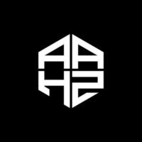 aahz brief logo creatief ontwerp met vector grafisch, aahz gemakkelijk en modern logo.