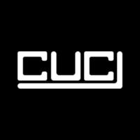 cuc brief logo creatief ontwerp met vector grafisch, cuc gemakkelijk en modern logo.