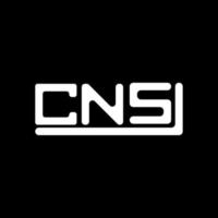 cns brief logo creatief ontwerp met vector grafisch, cns gemakkelijk en modern logo.