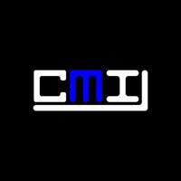 cmi brief logo creatief ontwerp met vector grafisch, cmi gemakkelijk en modern logo.