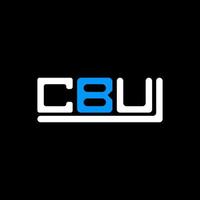 cbu brief logo creatief ontwerp met vector grafisch, cbu gemakkelijk en modern logo.