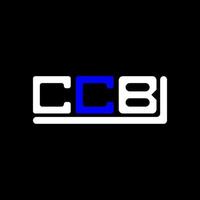 ccb brief logo creatief ontwerp met vector grafisch, ccb gemakkelijk en modern logo.