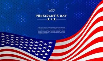 president's day achtergrond vector