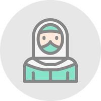 vrouw bedoeïenen vector icoon ontwerp