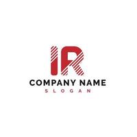 ir letter logo vector