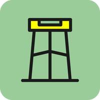 bar stoel vector icoon ontwerp