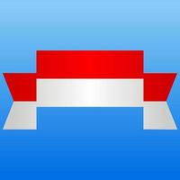Indonesisch banier icoon vector illustratie. golvend banier Indonesië vector ontwerp element. 3d Indonesisch banier vector grafisch bron. rood en wit vlag
