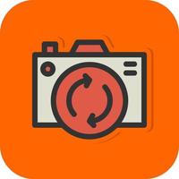 voorkant camera vector icoon ontwerp