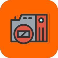 spiegelloos camera vector icoon ontwerp