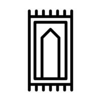 tapijt icoon schets stijl Ramadan illustratie vector element en symbool perfect.
