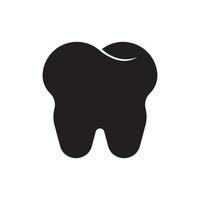 tand icoon of tandheelkundig zorg logo vector