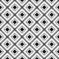 naadloos patroon meetkundig polka punt en diamant monochroom toon zwart achtergrond, tegel patroon, gestreept shirt. vector