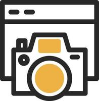 camera website vector icoon ontwerp