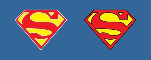 superman logo vector vrij downloaden