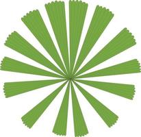 Queensland of Australisch ventilator palm blad vector illustratie