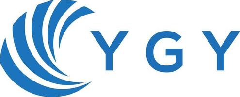 ygy brief logo ontwerp Aan wit achtergrond. ygy creatief cirkel brief logo concept. ygy brief ontwerp. vector