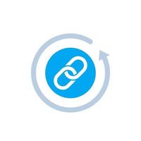 backlink vector pictogram op white.eps