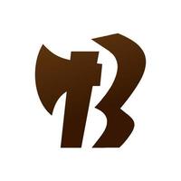 eerste b bijl logo vector