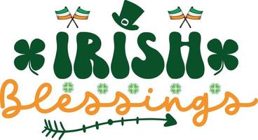 st Patrick dag t overhemd ontwerp,st. patricks dag SVG ,belettering st. Patrick dag, t-shirt ontwerp vector