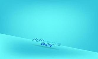 blauwe lucht kleur studio kamer achtergrond sjabloon mock-up voor weergave van product zakelijke achtergrond lege vector