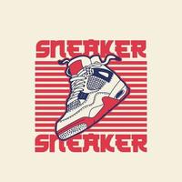 sneaker schoenen . concept. vlak ontwerp. vector illustratie. sportschoenen in vlak stijl. sportschoenen kant visie. mode sportschoenen.