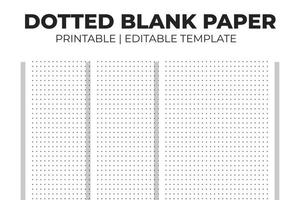 stippel blanco papier vector