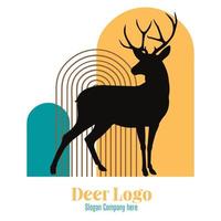 eland logo vector ontwerp illustratie